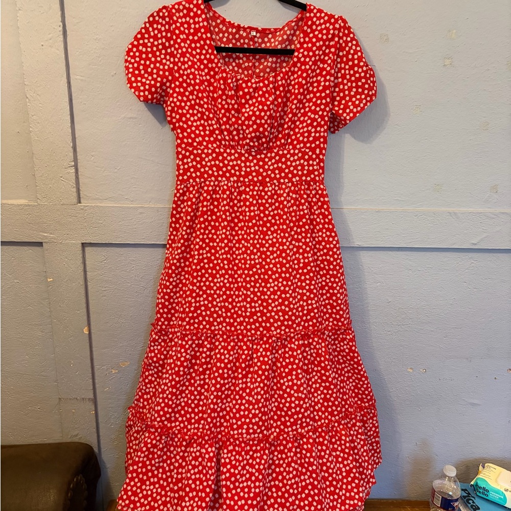 Red Polka Dot Dress